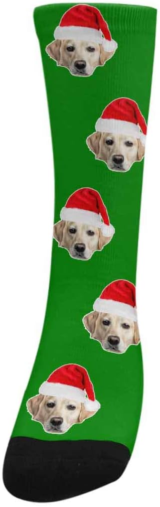 Custom Face Socks, Personalized Dog Lover Pet Photo Picture on Socks Unisex - Image 2