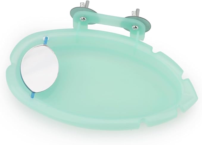 Wontee Bird Bath for Cage Portable Parrot Hanging Bathroom Bathing Tub - Image 8