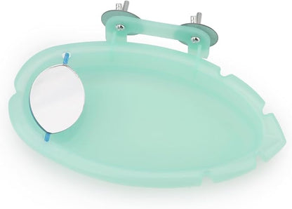 Wontee Bird Bath for Cage Portable Parrot Hanging Bathroom Bathing Tub - Image 8