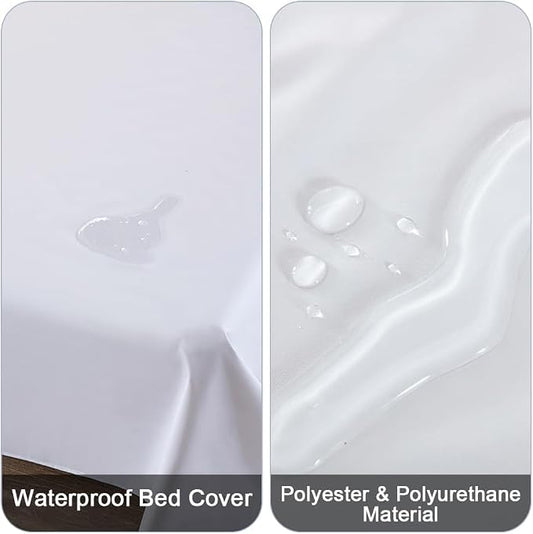 DUJUIKE Waterproof Bed Cover for Dog and Cats, Pet Hair Resistant Bed Sheet - Image 2