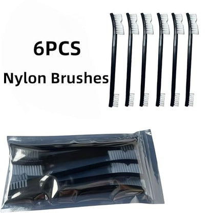 6-Pack Small Wire Brush Pro Kit: Nylon Bristles - Image 5