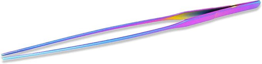 Mandala Crafts 15 Inches Rainbow Stainless Steel Straight Aquarium Tweezers - Image 2
