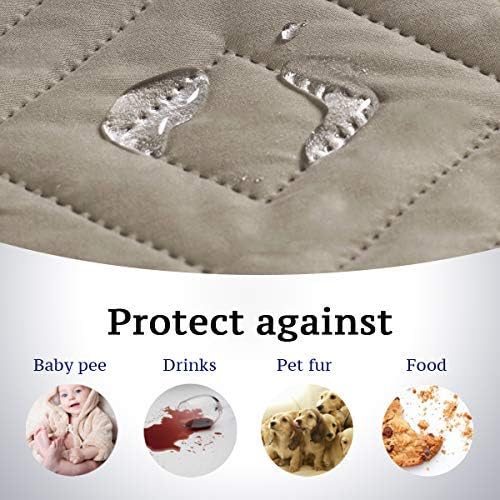 H.VERSAILTEX Reversible Chair Cover Furniture Protector Anti-Slip Couch Cover - Image 4