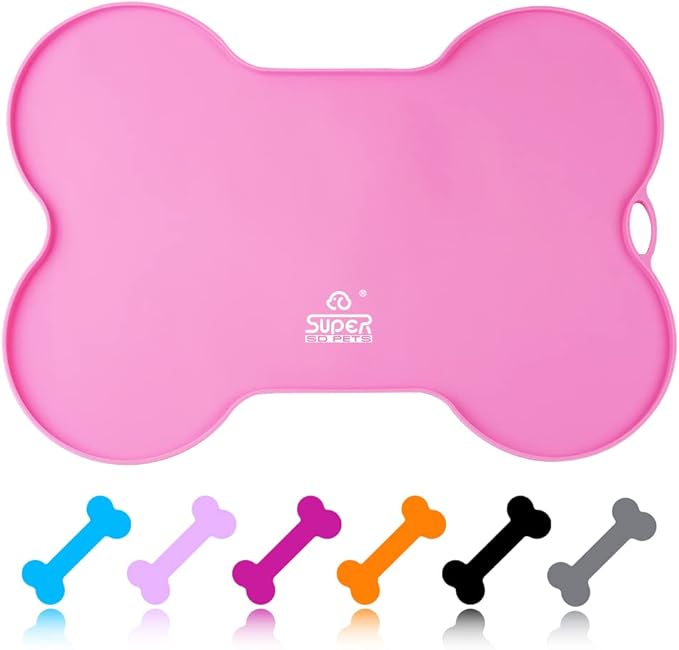 Super Design Dog Food Mat Dog Bowl Mat by SUPERDESIGN