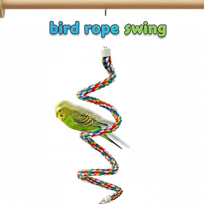 Bird Rope Perch & Birds Swing Set - Image 7