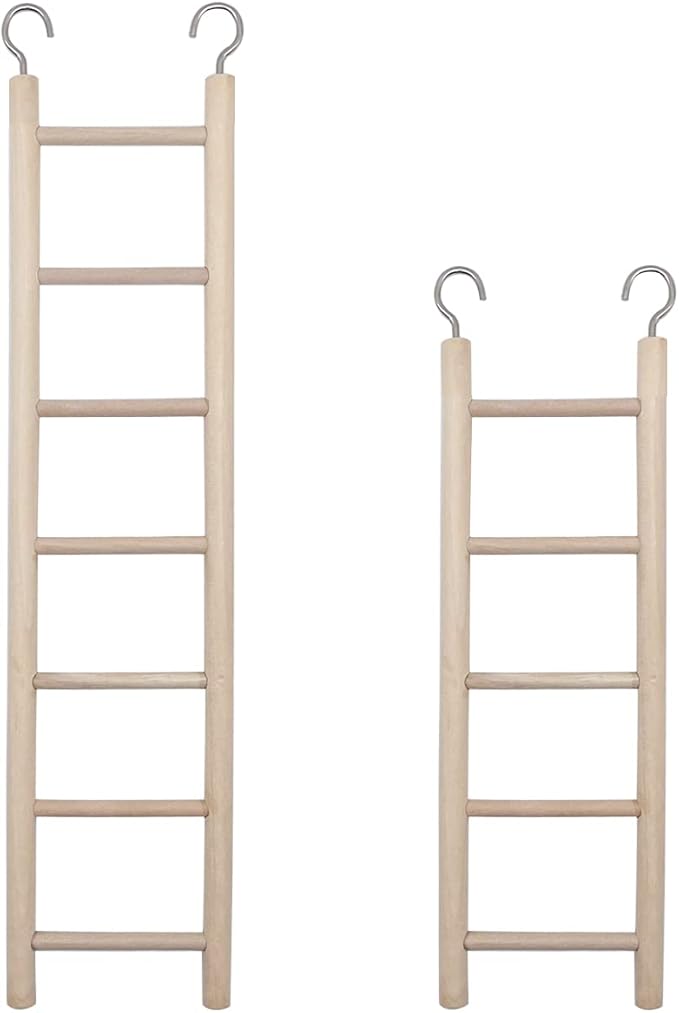 2pcs Bird Wooden Ladder Bird Ladders Wooden Ladder by LWINGFLYER