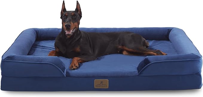 Bedfolks Orthopedic Dog Bed XXL, Waterproof Dog Sofa Bed by Bedfolks