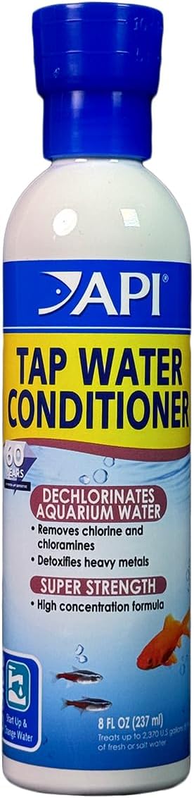 API TAP WATER CONDITIONER Aquarium Water Conditioner 8-Ounce Bottle, 8 oz by API