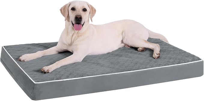 KSIIA Large Dog Bed for Crate Pad Waterproof Dog Bed by KSIIAPetProducts