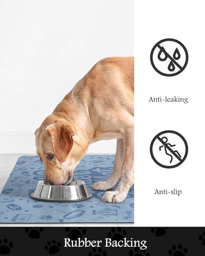 Pet Feeding Mat-Absorbent Dog Mat - Image 5