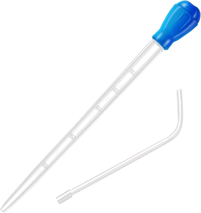 50ml Aquarium Coral Fish Feeder, 27.7IN Extra Long Turkey Baster by Unknown
