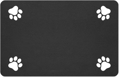 Pet Feeding Mat-Absorbent Pet Placemat by Incenseburner