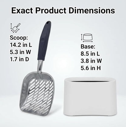 Heavy-Duty Metal Cat Litter Scoop - Image 2
