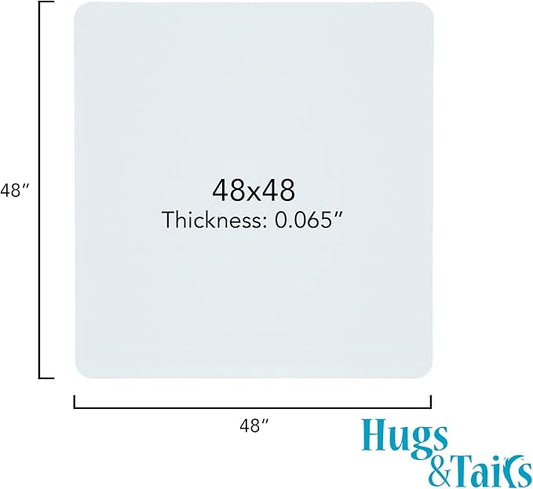 Under Pet Cage Mat for Bird Cages, Reptile Aquariums, Dog Kennels, - Image 2