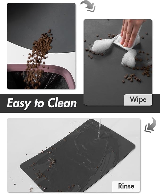 MontVoo-Absorbent Pet Feeding Mat-No Stains Pet Mat - Image 3