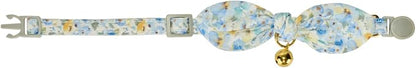 2 Pack Cotton Cat Collar, Removable Bowtie, Floral Pattern, Safety Breakaway - Image 7