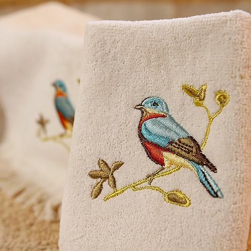 Avanti Linens - 3pc Towel Set, Soft & Absorbent, Nature Bathroom Decor - Image 2