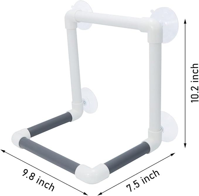 Bird Portable Suction Cup Shower Perch Parrot Window Wall Standing Platform - Image 6