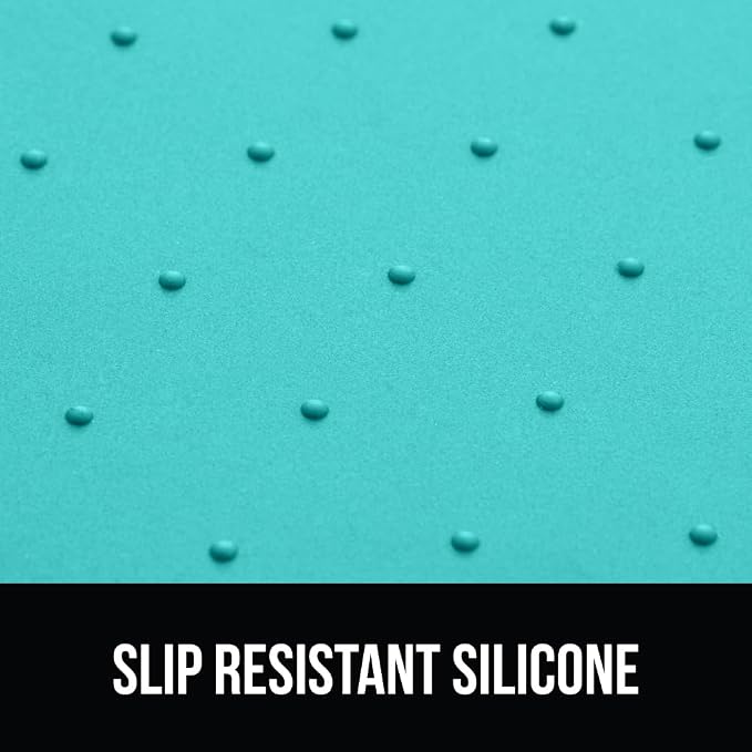 GORILLA GRIP 100% Waterproof Raised Edge BPA Free Silicone Pet Feeding Mat - Image 4