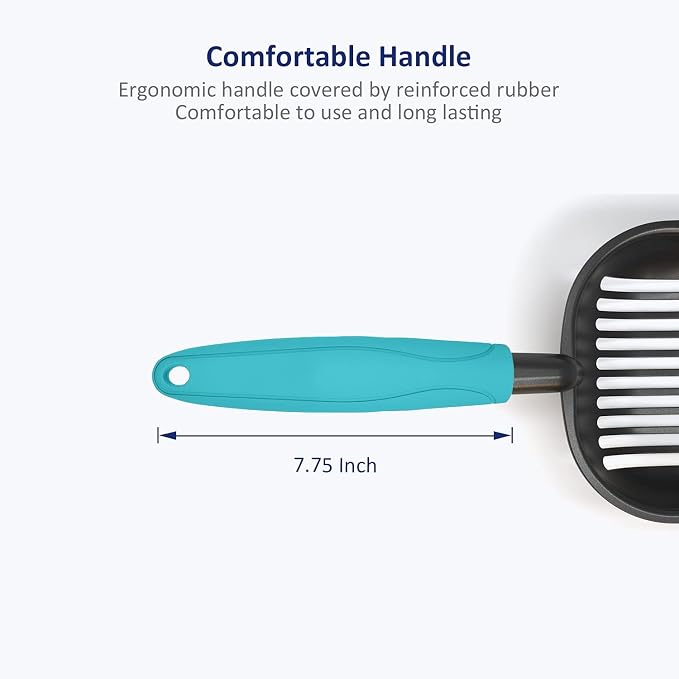 WePet Cat Litter Scoop, Non-Stick Plated Aluminum Alloy Sifter, Kitty Durable - Image 5