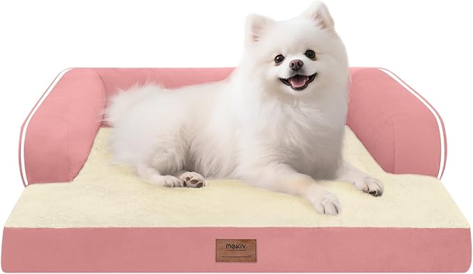 Small Dog Bed Orthopedic Washable Cat Bed Memory Foam Small Couch Sofa Indoor by Mekiy