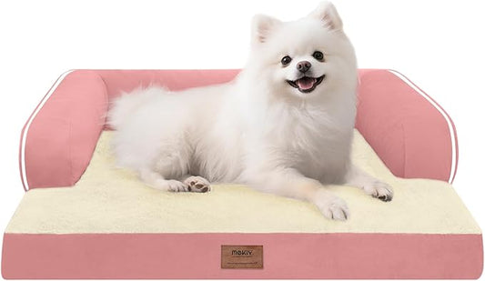 Small Dog Bed Orthopedic Washable Cat Bed Memory Foam Small Couch Sofa Indoor by Mekiy