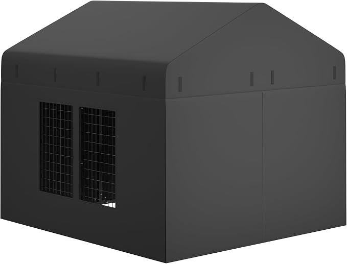 Outdoor Dog Kennel Cover 79" W x 79" D x 72.5" H - Image 2