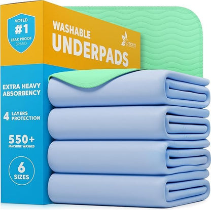 GREEN LIFESTYLE® Washable Underpads by GreenLifeStyle