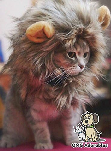 Lion Mane Costume for Cats - Image 6