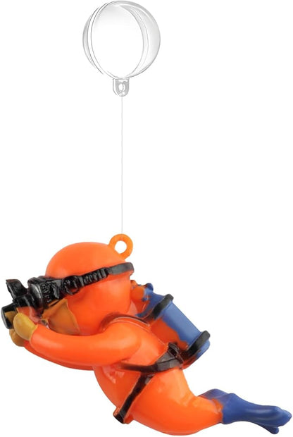 onesimcr Floating Fish Tank Decorations, Aquarium Decorations, Lovely Diver by onesimcr