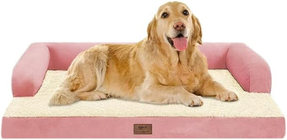 Large Dog Bed Orthopedic Washable Extra Pink XL XLarge Big Dog Bed - Image 9