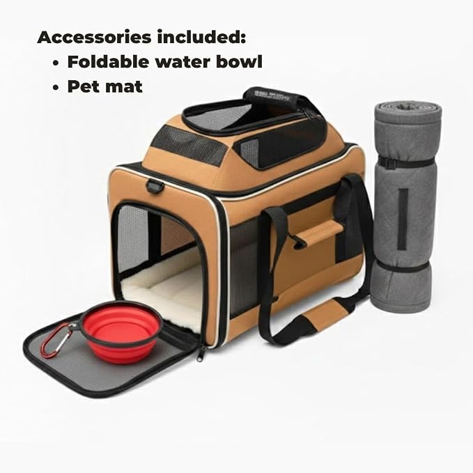 Cat Carrier Dog Carrier Airline Approved, Pet Carrier - Image 2