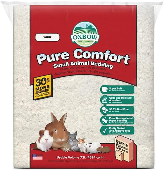 Oxbow Pure Comfort Bedding, & Guinea Pig Bedding, Bunny Supplies by OxbowAnimalHealth