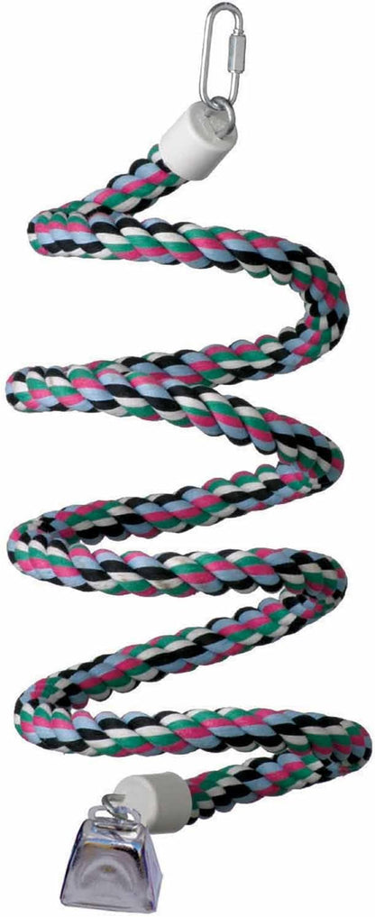 Super Bird Creations SB324 Colorful Cotton Rope Bungee Bird Toy, Medium Bird - Image 8