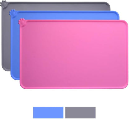 Silicone Cat & Dog Bowl Mat, Non-Slip Pet Feeding Mat - Image 6