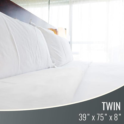 DMI Waterproof Mattress Protector and Mattress Cover, Encased Zippered Fit - Image 2