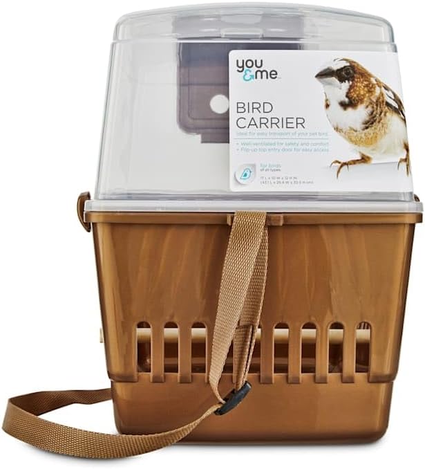 You & Me Bird Carrier 15" L x 8.5" W x 12" H by You%26Me