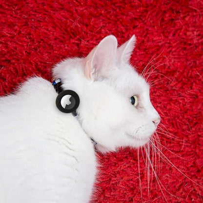 Reflective Cat Collar with AirTag Holders, with Bells, Solid & Safe Collars - Image 7