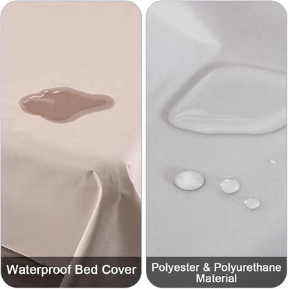 DUJUIKE Waterproof Bed Cover for Dog and Cats, Pet Hair Resistant Bed Sheet - Image 2