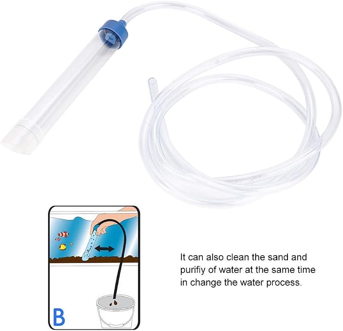 Restokki Aquarium Cleaning Pump Kit Small Fish Tank Cleaner Changing Water Tool - Image 8