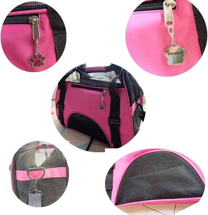 Cat Carrier, Soft-Sided Pet Travel Carrier - Image 5