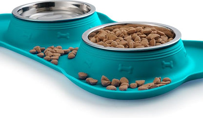 Hubulk Pet Dog Bowls 2 Stainless Steel Dog Bowl - Image 5