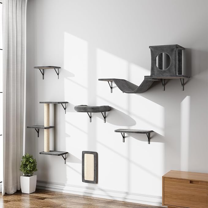 NUNU LAB Cat Wall Shelves, Indoor Cat Furniture - Image 2