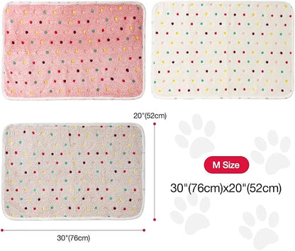 Dono 1 Pack 3 Dog Blankets, Soft Fluffy Fleece Pet Blanket Warm Sleep Mat Paw - Image 3