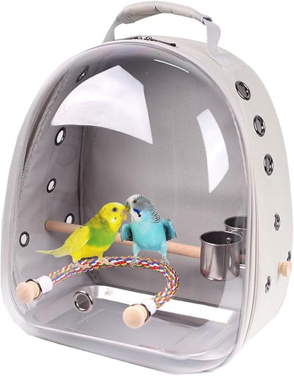 Bird Traval Carrier Cage, Vet Transport Book Bag - Image 6