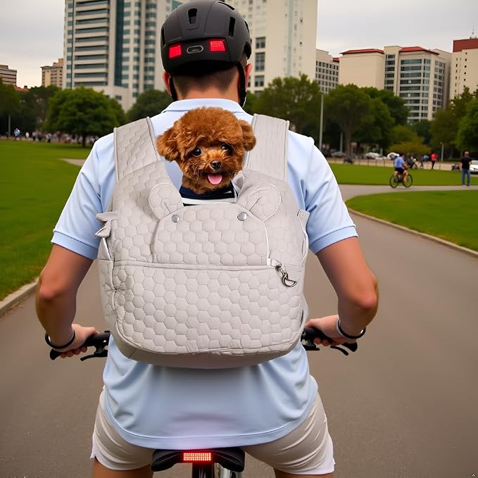 Dog Backpack Carrier for Dogs, Adjustable Strap Cat Carrier Sling, Hands-Free - Image 4