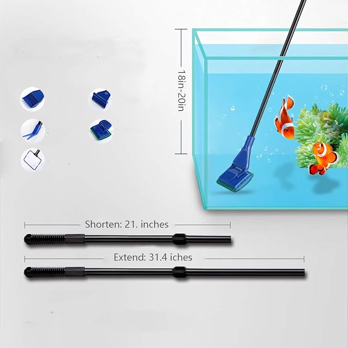 Aquarium Cleaning Tools Kit 5 In 1 Function - Image 4