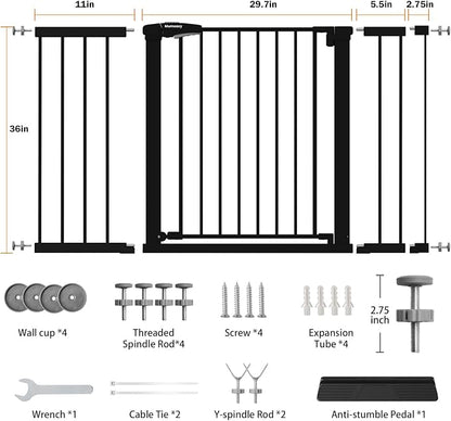 Mumeasy 36" Extra Tall Baby Gate - Image 2