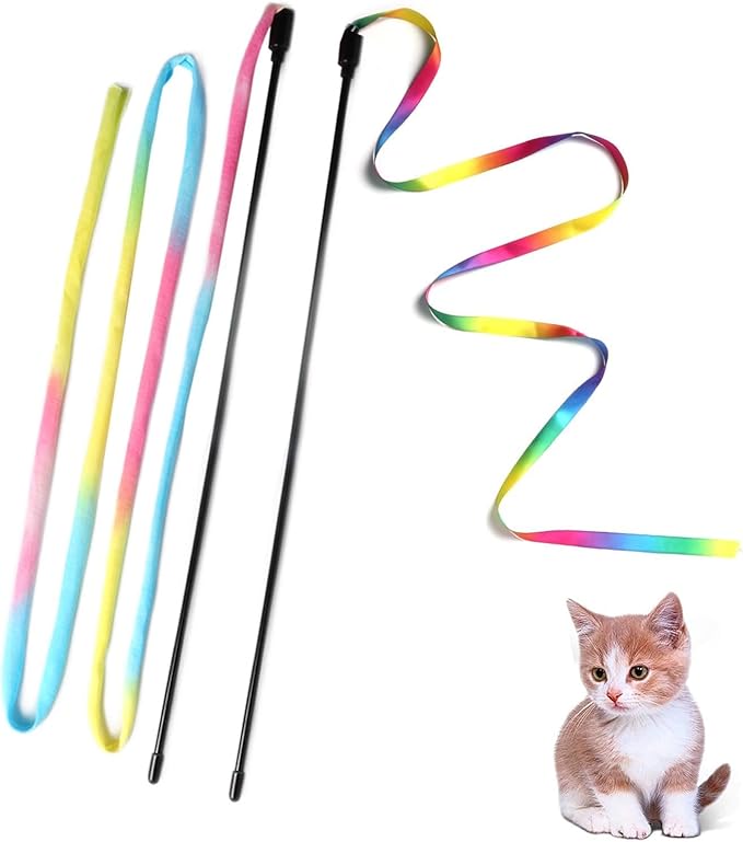Cat Wand Toys Interactive Kitten Toys by M+JJYPET