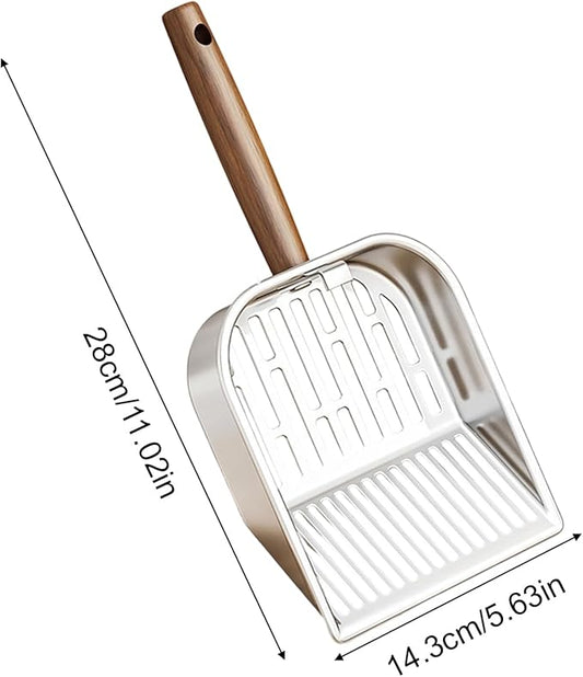 Wooden Cat Litter Scoop, Kitten Poop Shovel, 5.63x11.02 Inches Shovel - Image 2